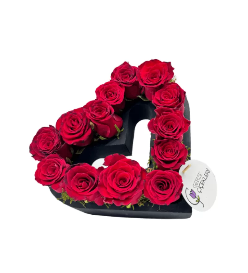 Heart Kalpli 13 Gül Aranjmanı